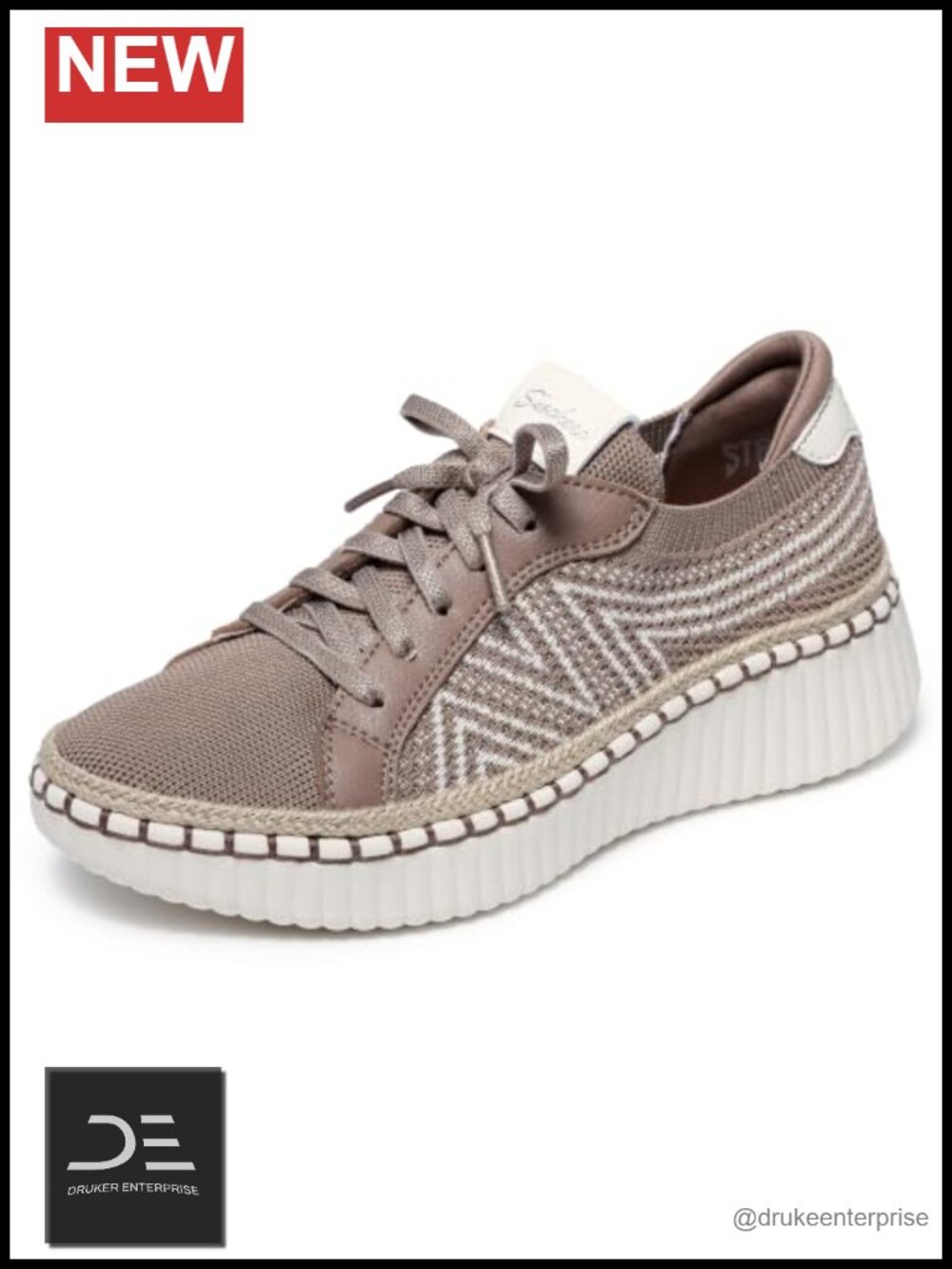 Skechers Women's Slip On Knit Sneakers Air Cooled Memory Foam Vegan Machine
